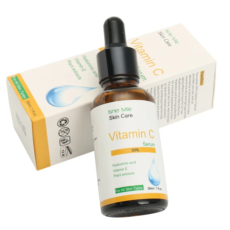 Natural Organic 30ML Vitamin C Serum Hyaluronic Acid Moisturizing Anti Aging Facial Vitamins Skin Care Natural Organic 30ML Vitamin C Serum Hyaluronic Acid Moisturizing Anti Aging Facial Vitamins Skin Care