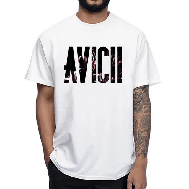 Новые моды Dj футболка Avicii Rip Avicii печати Человек футболка моды вентилятор Футболка летние шорты рукавами футболки для Menwomen - Цвет: 15