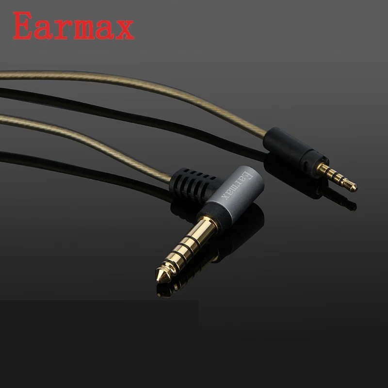 Earmax 4 4mm HIFI Headphone Upgrade Cable OFC Silver Plating Aux Audio Cable For Sennheise For MOMENTUM 120cm Balanced Wire Core