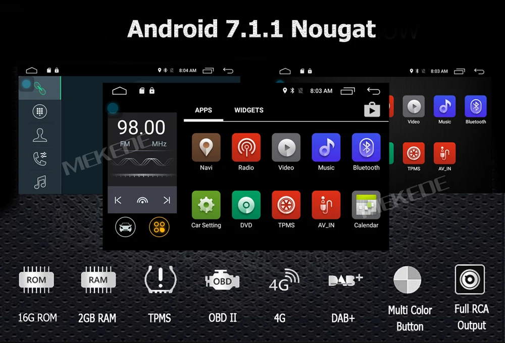 Clearance 4G lte Quad core Android 7.1 Car radio PC player for 5 Series X5 E39 E53 M5 with Radio WiFi BT Canbus support OBD2 DVR 2G RAM 20