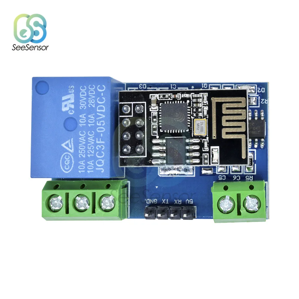 ESP8266 5 в Wifi релейный модуль ESP 01S пульт дистанционного управления Переключатель