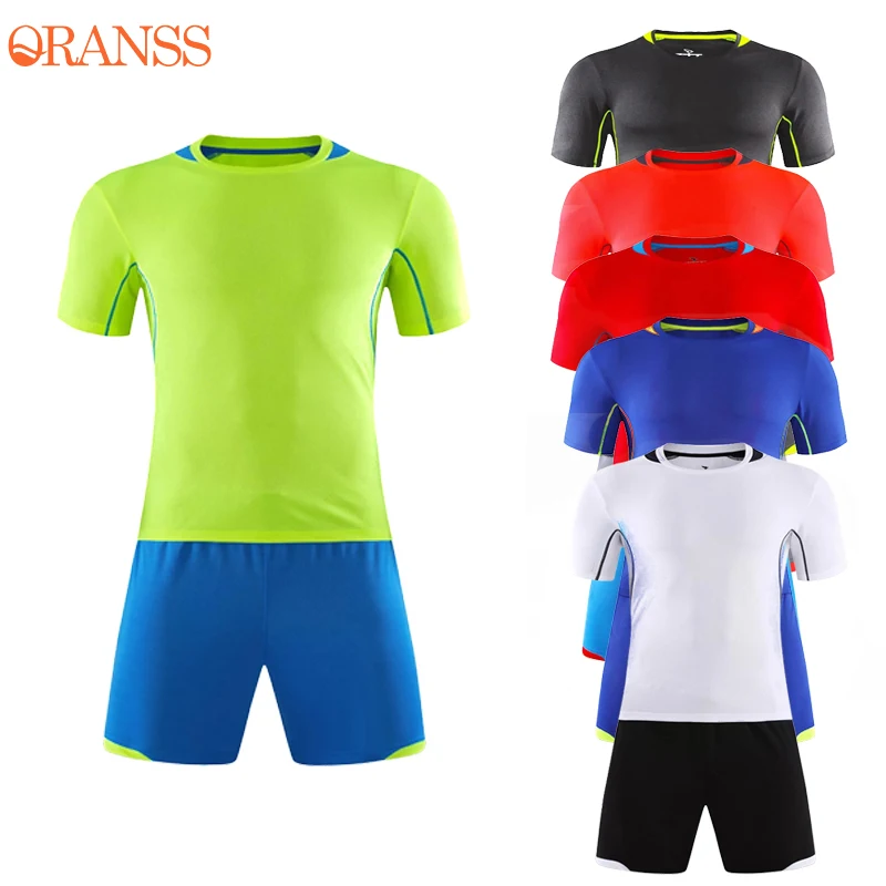 Men's Football Jersey Sets Breathable Sports Suit Soccer Jersey