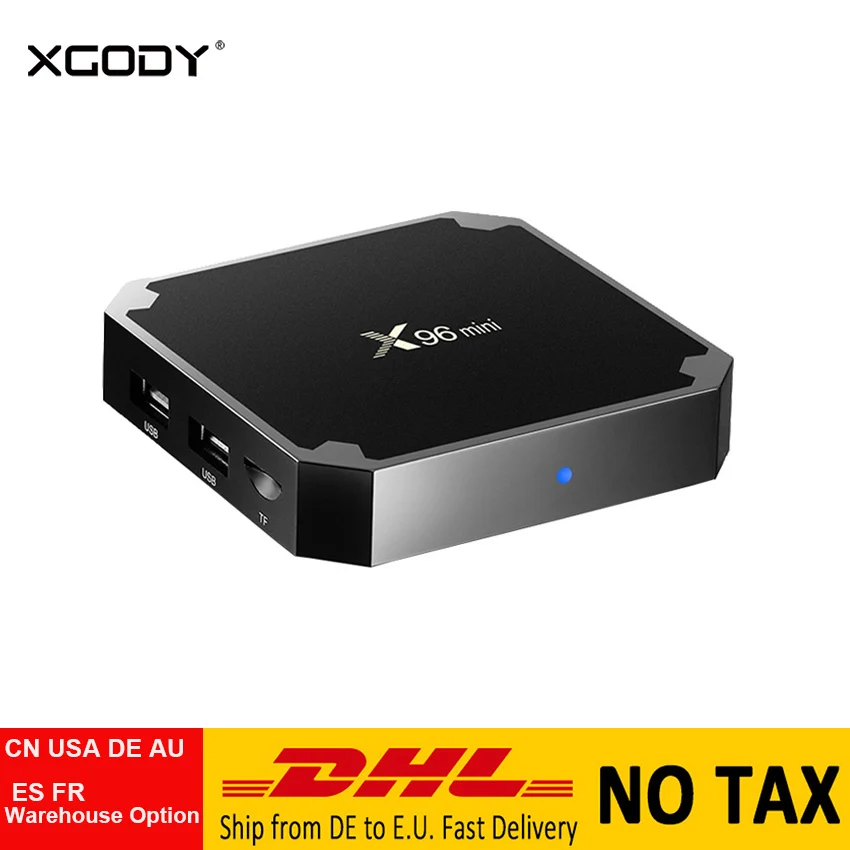 Оригинальный XGODY X96 мини 4K HD ТВ приставка Android 7 1 Nougat медиаплеер S905W