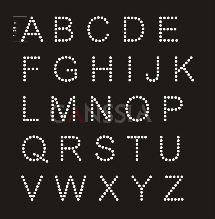 4 шт./лот верхний корпус буквы теплопередача горный хрусталь Алфавит мотив