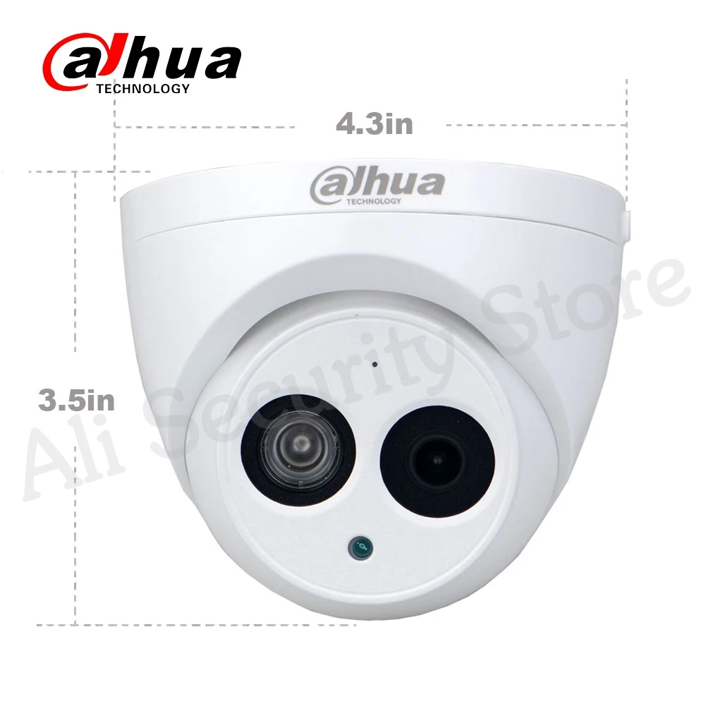 Dahua IPC-HDW4433C-A 4MP HD POE сеть Starnight IR мини купольная IP камера Встроенный микрофон Onvif CCTV от IPC-HDW4431C-A