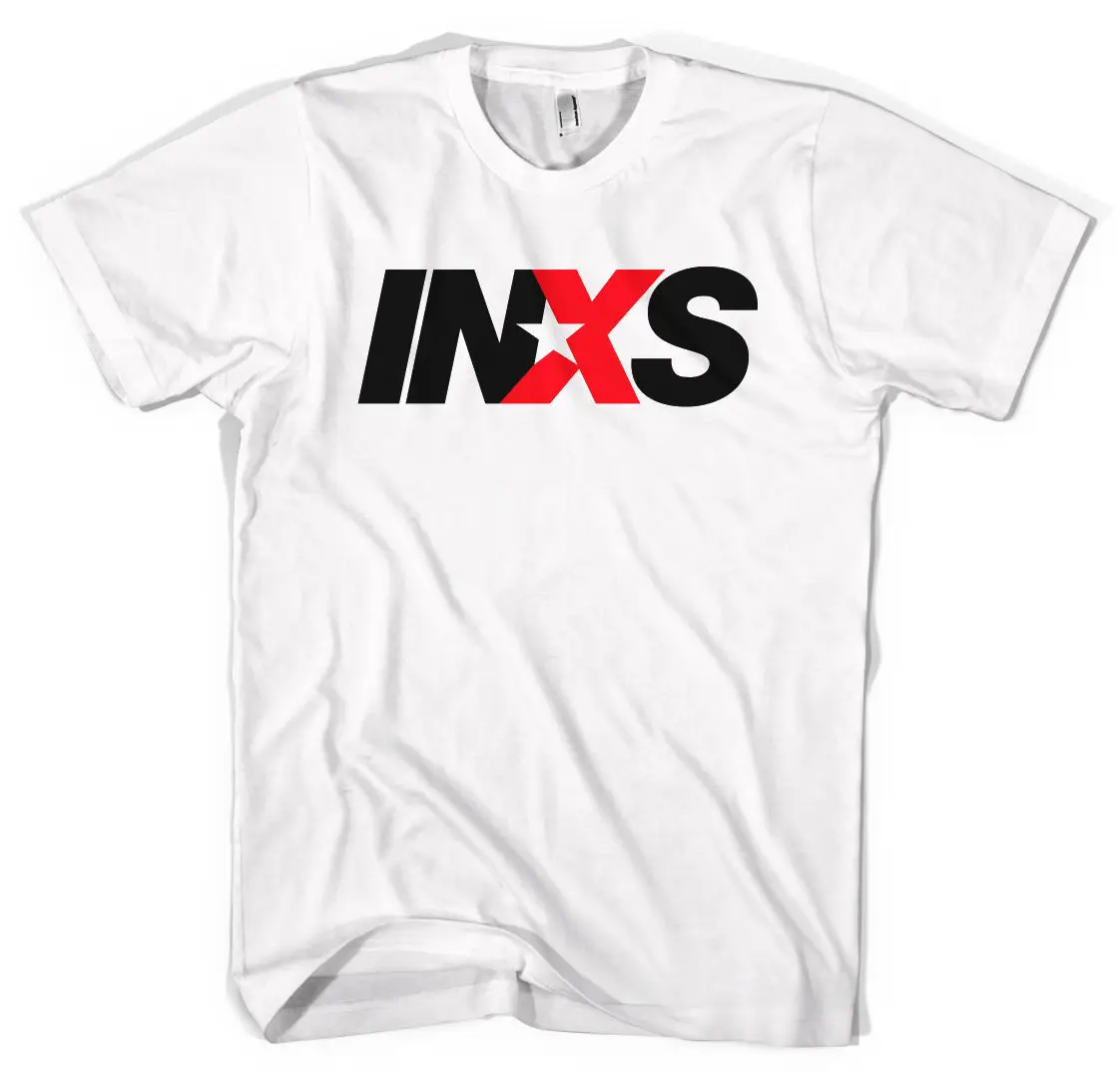 INXS Suicide Blonde унисекс футболка все размеры Удобная Повседневная с короткими