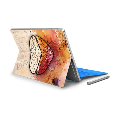 Новинка, Виниловая наклейка с левым мозгом, s для microsoft Surface Pro 4 Pro 5, полное заднее покрытие, наклейка для кожи ноутбука, для Surface Pro 6 - Цвет: SPS-16(071)