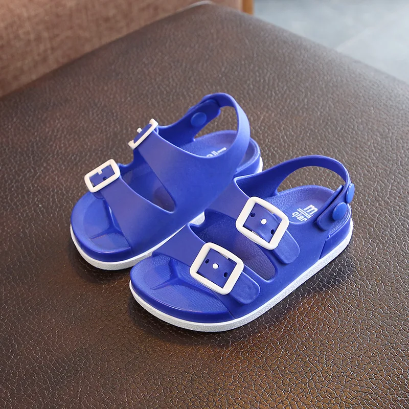 

davidyue Summer kids sandals for girls boys beach sandals shoes baby children sandals non-slip rubber toddler baby sandals