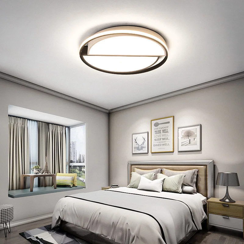 

Nordic bedroom led ceiling lamp Simple modern home room lamp warm romantic creative room lamp