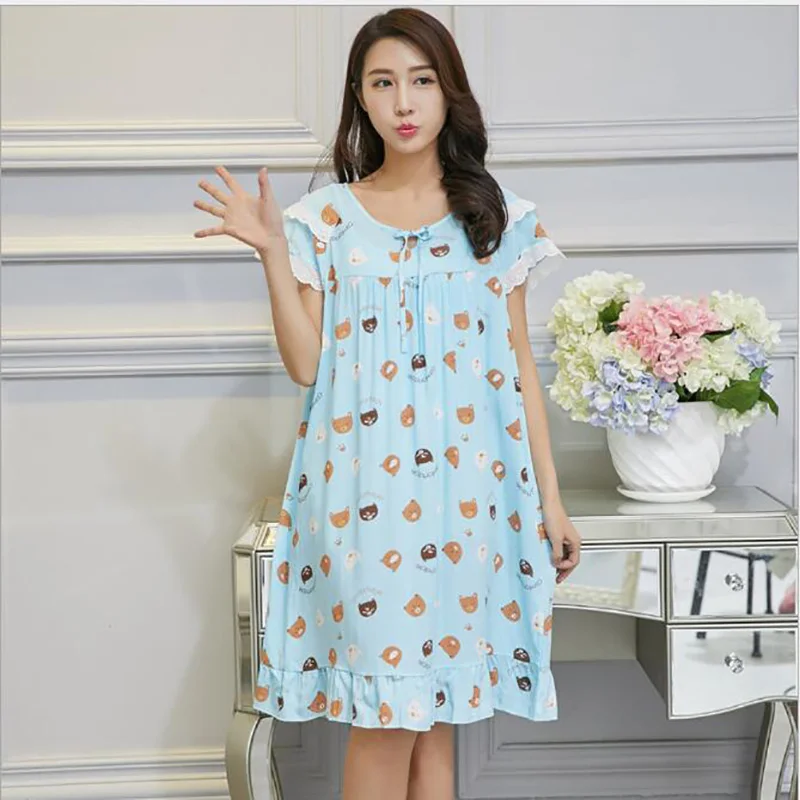 knee length night dresses