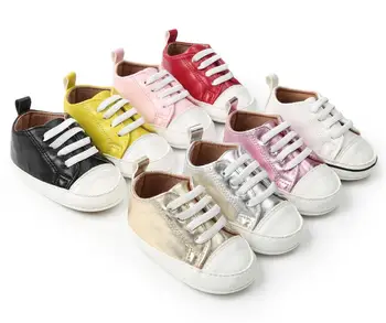 

Newborn Infant Toddler Baby Girl and boy sport Shoes PU Sneaker Non-slip Footwear Crib Shoes First Walkers moccasins