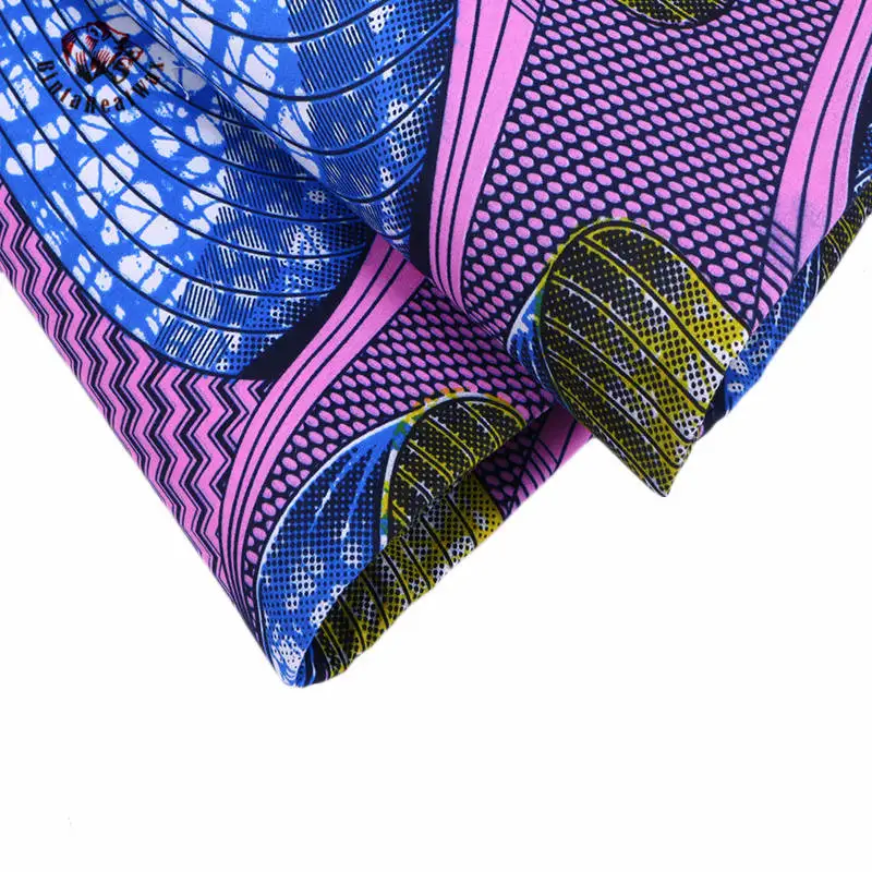 Африканский Воск принты ткань Bintarealwax Анкара Базен Высокое качество 6 ярдов африканская ткань для вечерние платье FP6079
