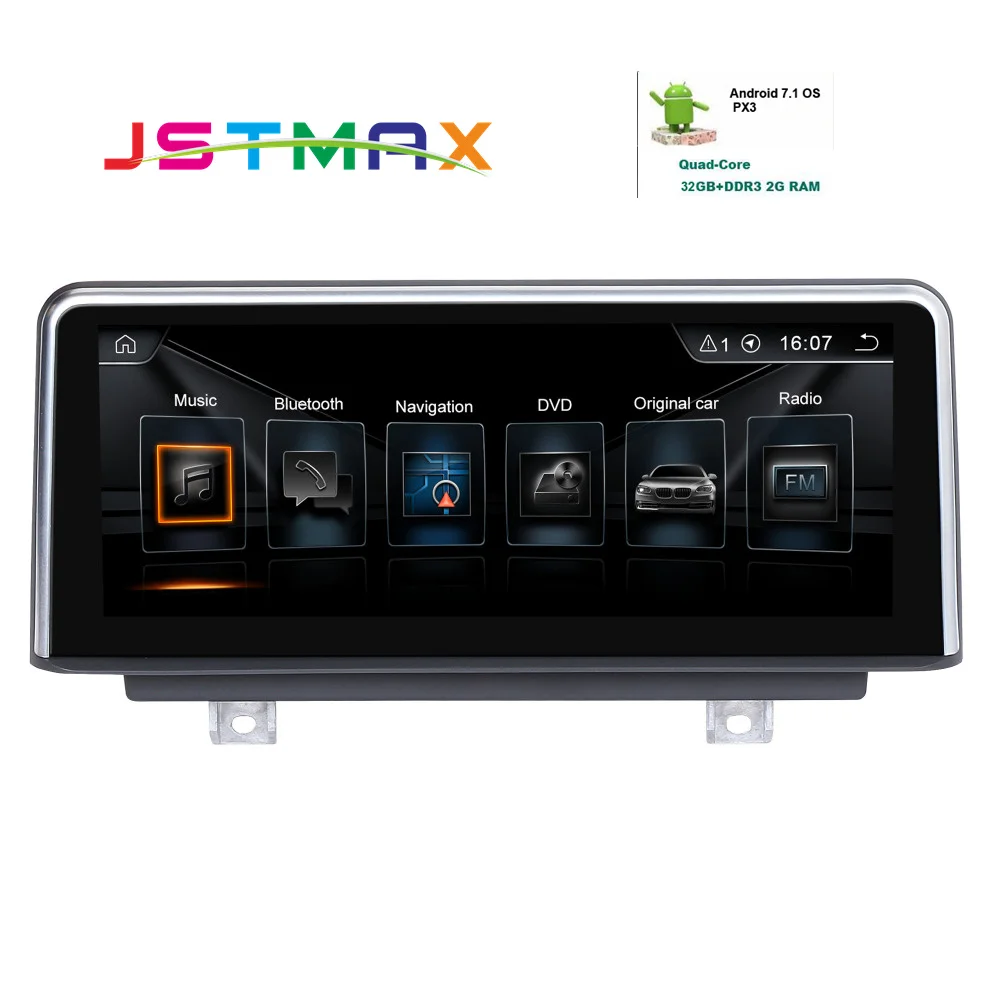 Top 10.25" 2G RAM+32G ROM Android 7.1 Car Radio Stereo For BMW BMW 3 Series F30/F31/F34 4 series F32/F33/F36 GPS Navi BT AUX SWC 1