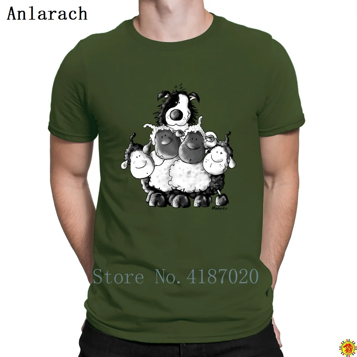 

Border Collie And Sheep Dog T-Shirts HipHop Top Branded Designing 2018 Men's Tshirt Classic Fit Leisure