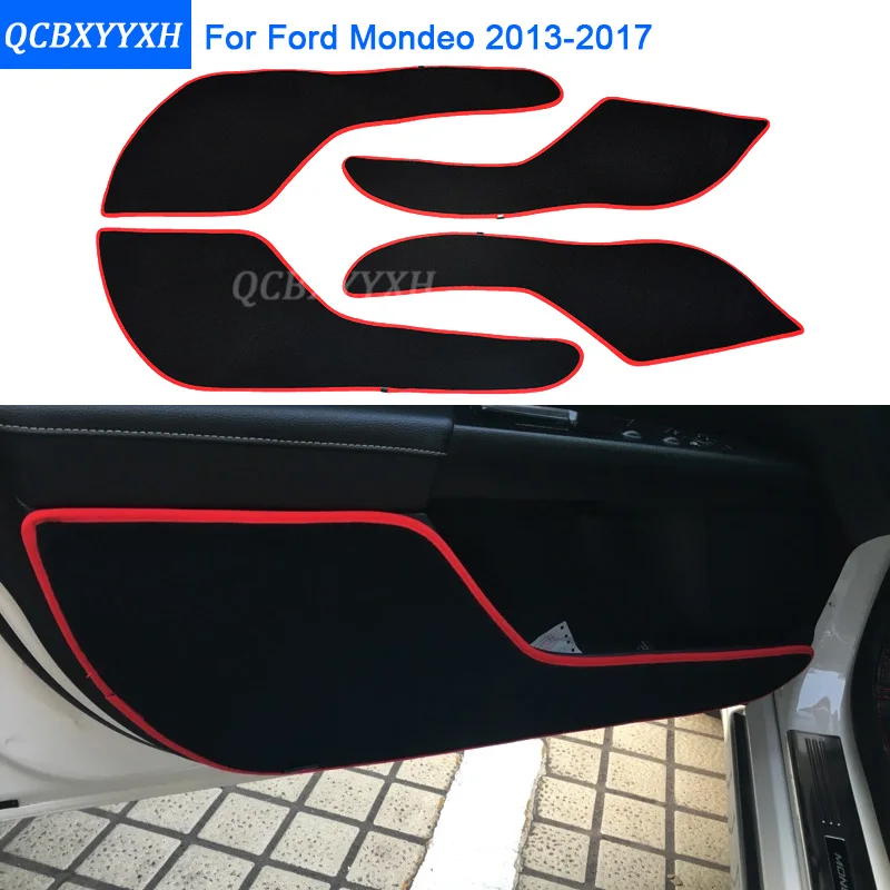 

2 Colors Car - Styling Protector Side Edge Protection Pad Protected Anti-kick Door Mats Cover For Ford Mondeo 2013-2017