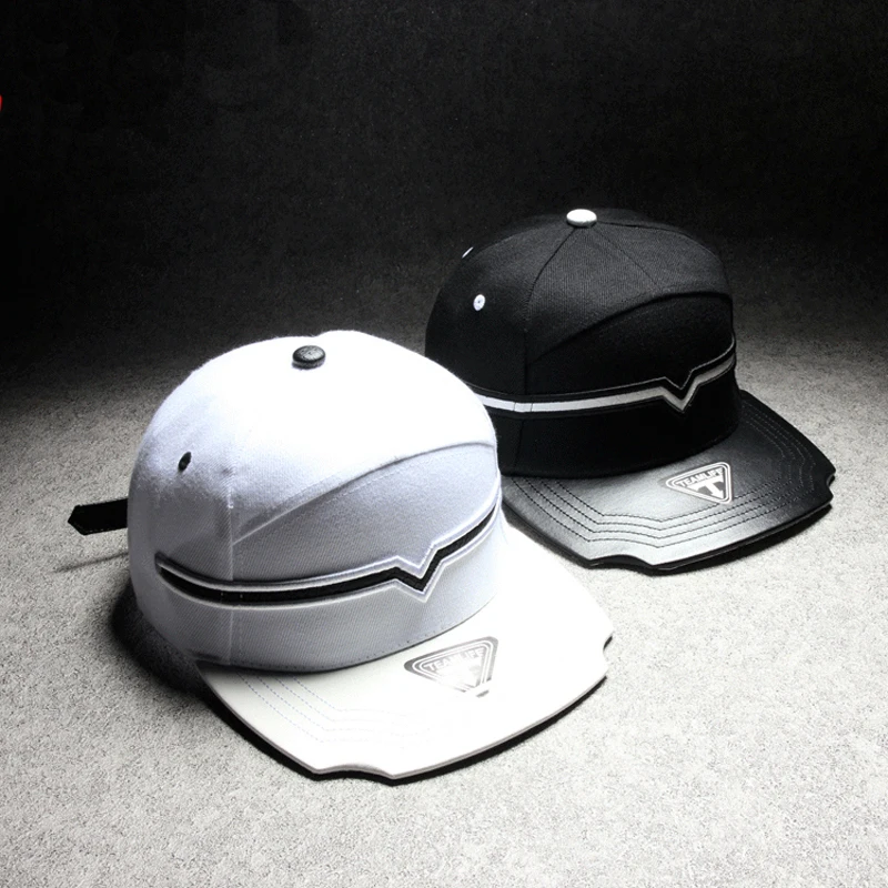 white leather snapback hats