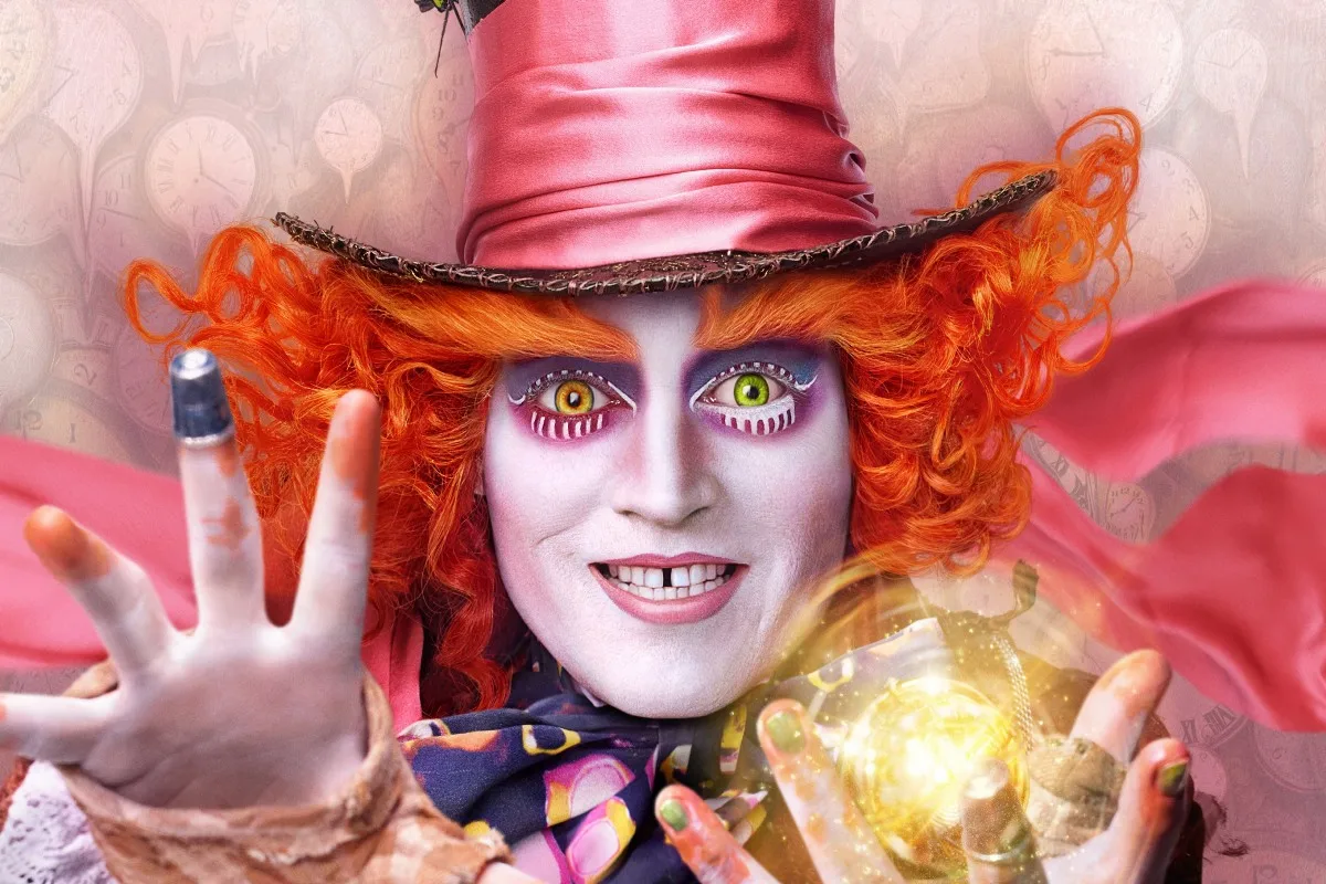 

mad Hatter Alice in wonderland through the looking glass RW092 canvas fabric poster custom wall decor room decoration home decor