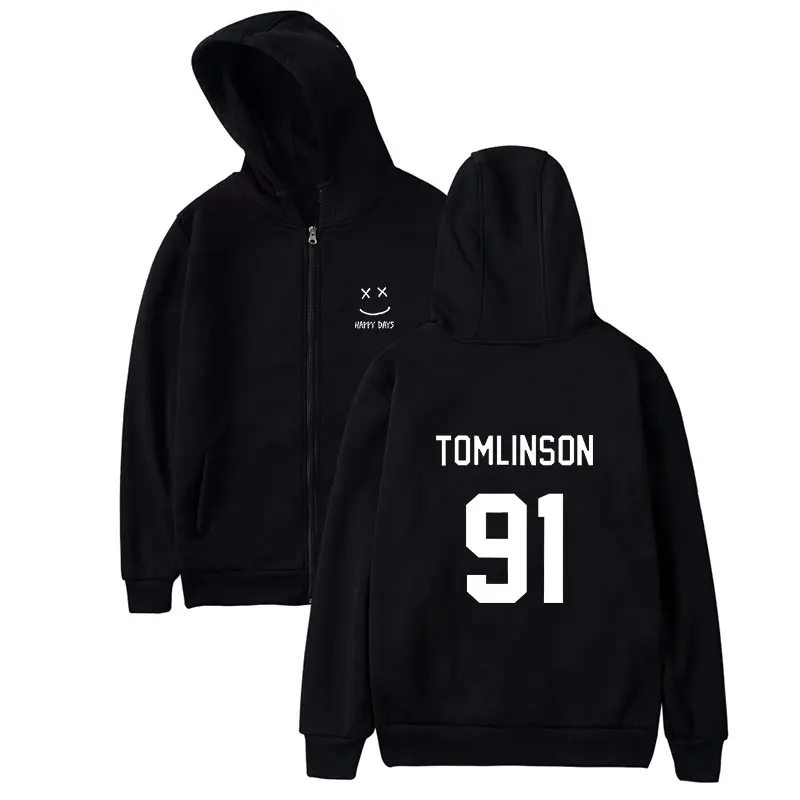 Frdun Tommy England Singer Louis Tomlinson 91 Print Women Zipper Sweatshirt Fashion Fans Hoodies Sweatshirt Casual Clothes