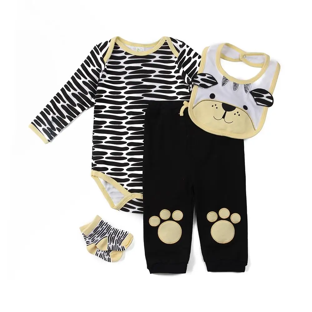 Free Shipping 2017 Summer Baby Clothes Cute Animal Baby Boy Girl Suits