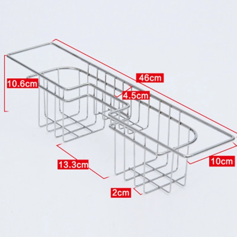 Vassoio da cucina in acciaio inox, scolapiatti, scolapiatti, portaoggetti per lavello, portacoltelli, portaspugne, portapiatti, organizer da cucina_voghion.com