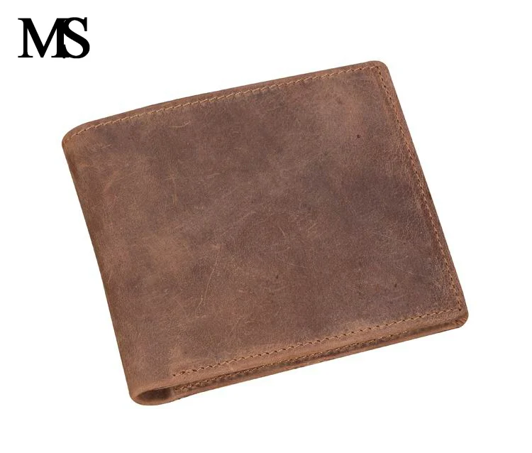 

MS Brand men wallets dollar price purse Genuine leather wallet card holder designer Vintage wallet high quality TW1602-3
