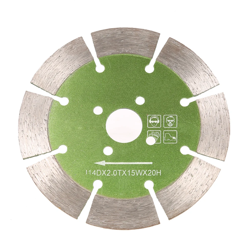 Алмазный пильный диск с отверстия для охлаждения 20 мм внутренний диаметр гранитная/мраморная плита, инжирование для углового