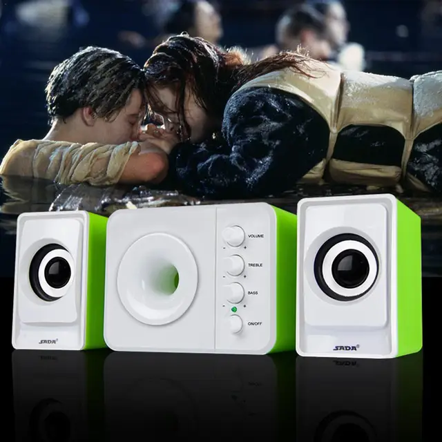 SADA D-205 2.1 Computer Speaker With Subwoofer – Best For Music, Movies, Multimedia PC And Gaming Systems