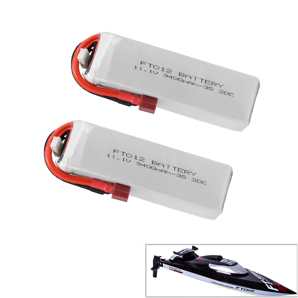 1 шт. Модернизированный Rc lipo аккумулятор FT012S 11 В 3400 мАч 30C 3S сменный литий