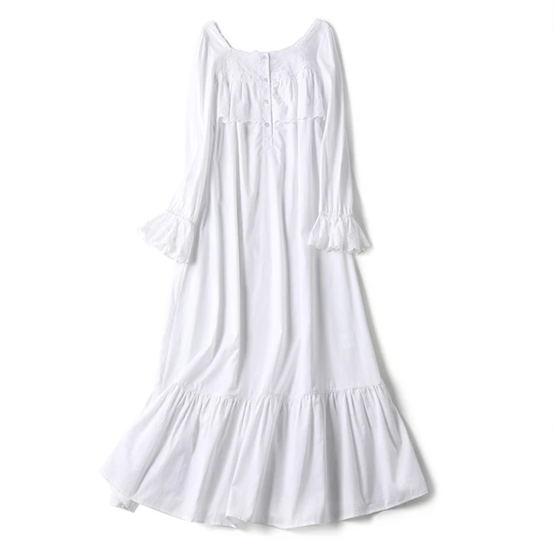 Женский хлопковый Халат Chemise ночная рубашка для медового месяца домашняя одежда