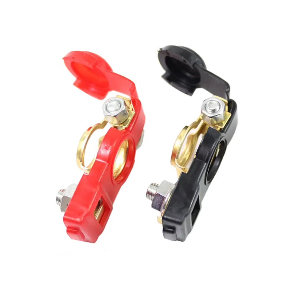 Universal Car Battery Positive Negative Terminal Clamp Clips Adjustable Switch Connector Adjustable Protection Covers  2