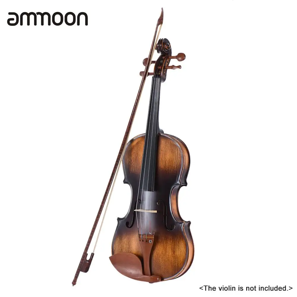 

High-class Baroque Style Snakewood 1/4 1/2 3/4 4/4 Violin Bow Fiddle Bow Horsehair Round Stick Outward Camber