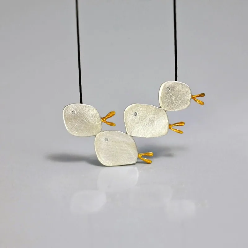 Женское ожерелье ручной работы из серебра 925 пробы с подвесками|necklace new|necklace