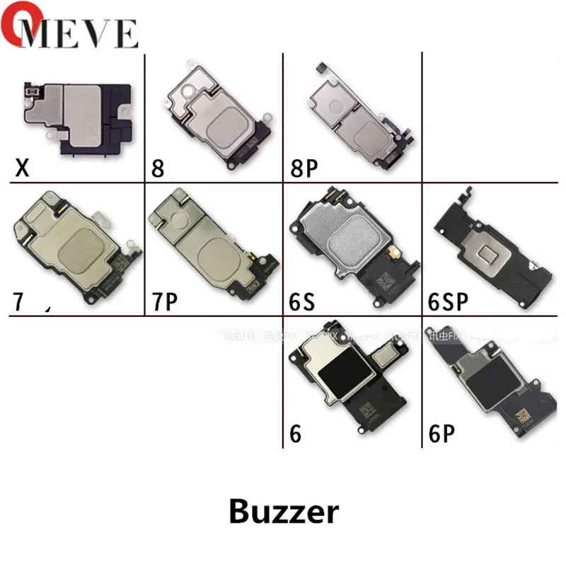 

5pcs/lot Loudspeaker For iPhone 6 6S 7 8 PLUS X Loud Speaker Buzzer Ringer Flex Cable Replacement Parts For iPhone7 7G 4.7'inch
