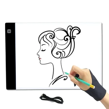 

A4 LED Light Box Tracer Digital Tablet Graphic Tablet Writing Painting Drawing Ultra-thin Tracing Copy Pad Board Artcraft Sketch