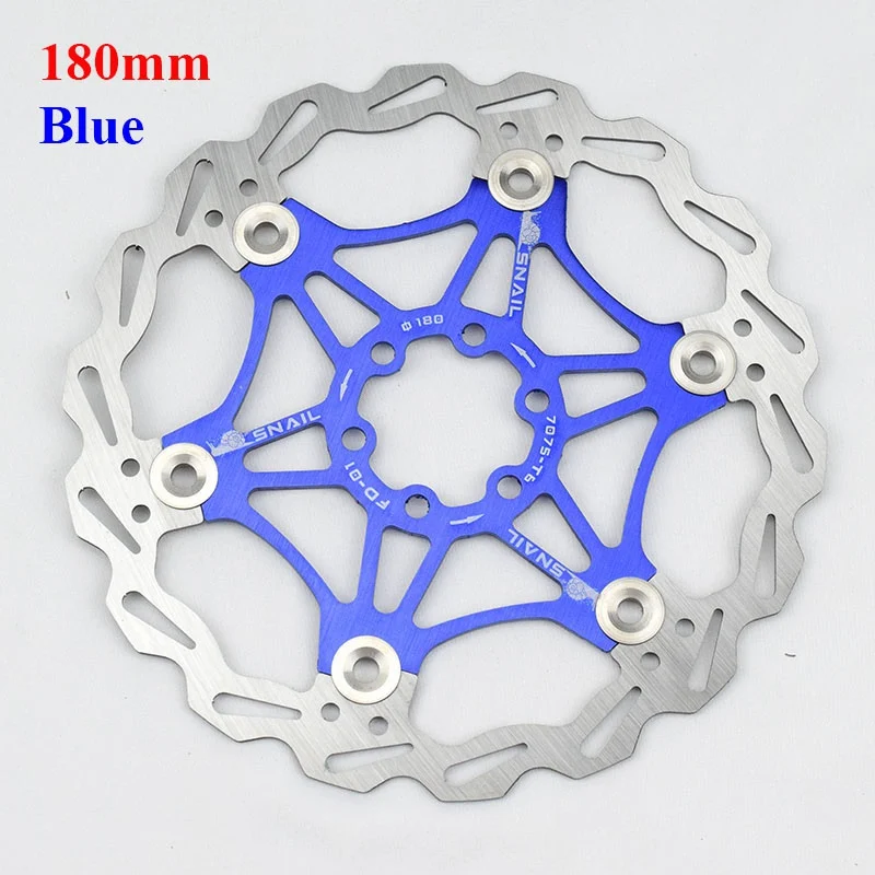 Snail Rotor de Frein /à Disque de v/élo pour VTT Rotors flottants 180 mm