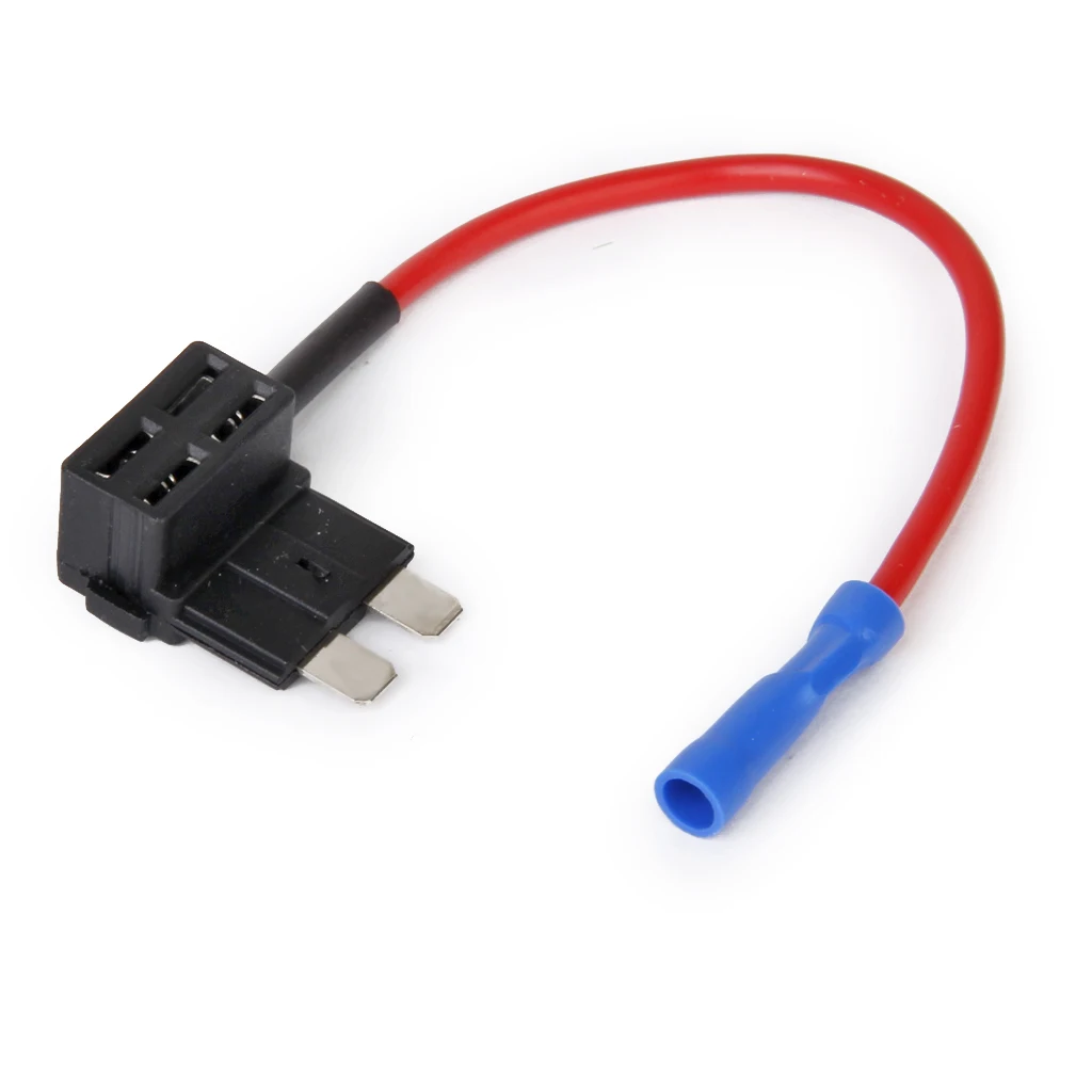 Add-A-Circuit Fuse TAP Adapter Standard (ATO, ATC) Blade Fuse Holder for Auto Car 32V