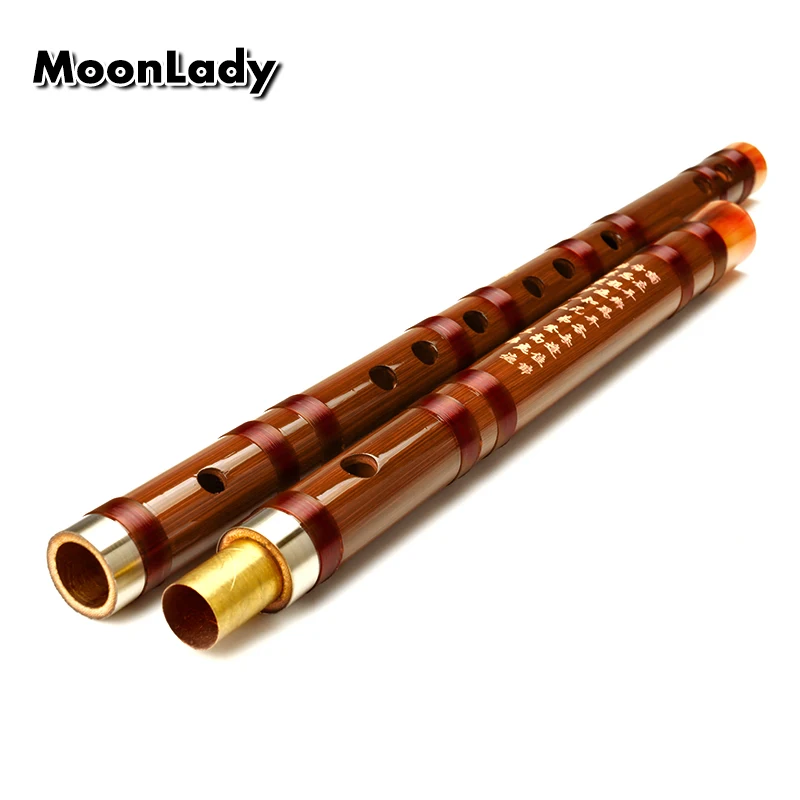High Quality Key G Handmade Bamboo Flute Dizi With Flute Accessories Chinese Knot, Dimo and