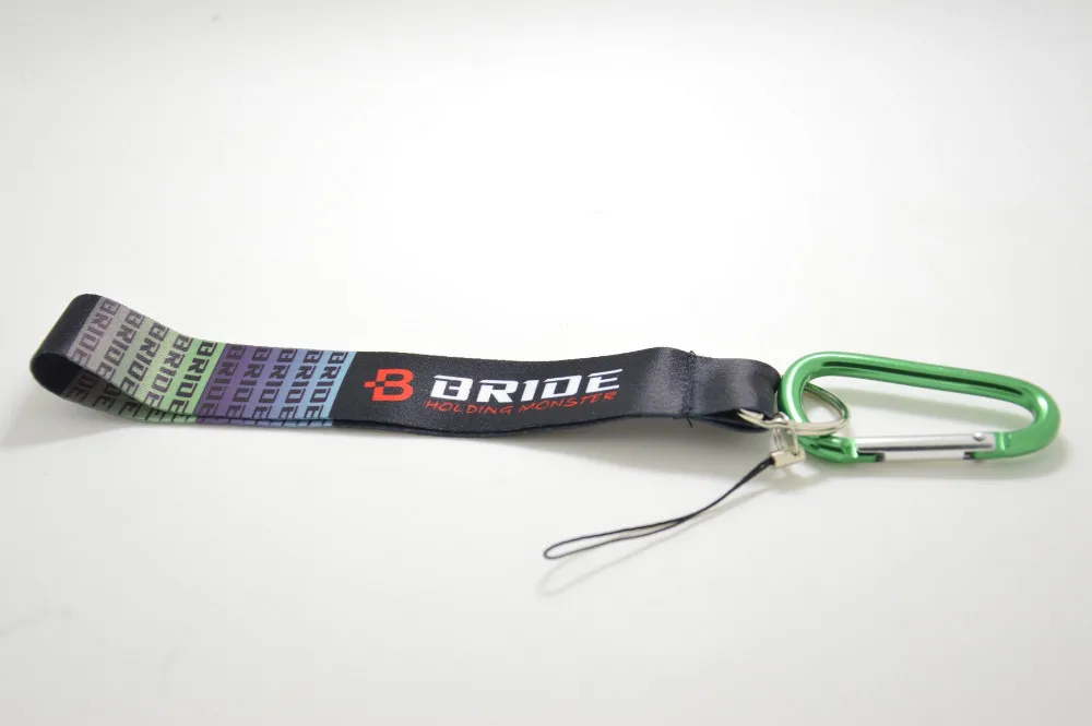 NEW MOPAR Racing Black Wrist//Palm Racing Keychain Carabiner w// Black Hook