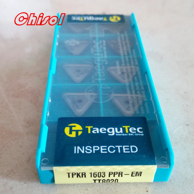

free shipping TPKR1603 PPR-EM TT8020 original TAEGUTEC cnc carbide turning insert blade