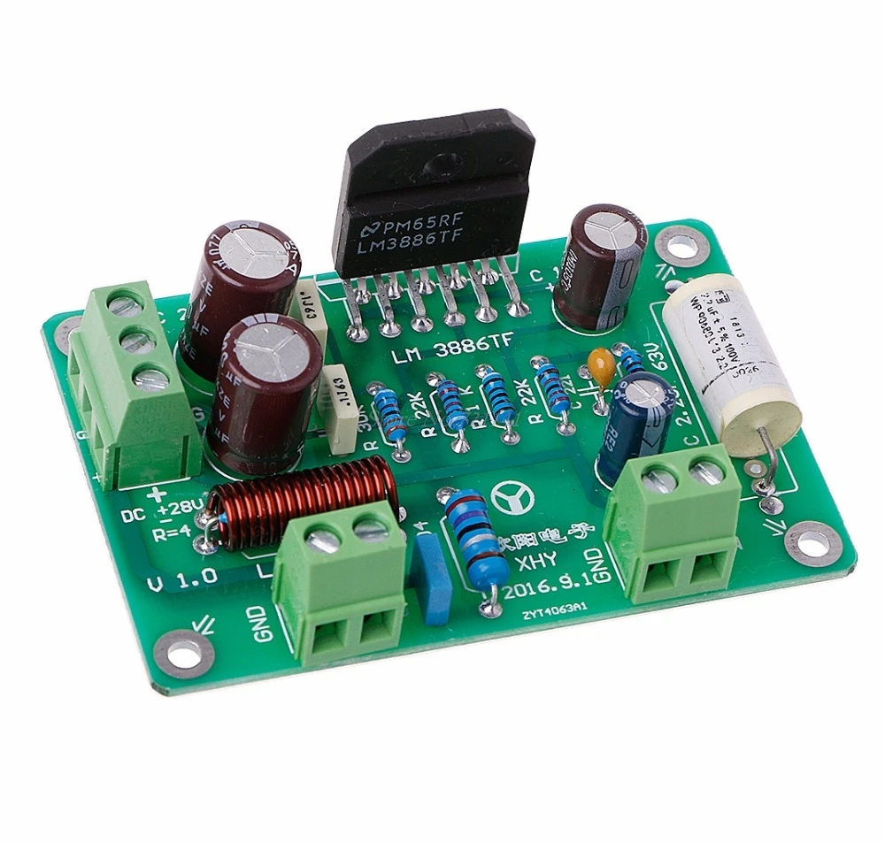 LM3886TF Hi-Fi подойдет как для повседневной носки, так 68 Вт 4 ohm Audio Мощность Плата усилителя AMP 50 Вт/38 Вт 8 Ом в сборе