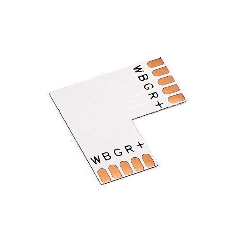 

5pcs RGBWW LED Strip Connectors 5 Pin Cross T L Shape Corner Connectors For 10mm SMD 5050 RGBW LED Strip Lights