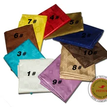 Морская парча ткань разных цветов Базен Riche 10 ярдов/сумка новая мода высокое качество ткань для одежды в африканском стиле Дамаск