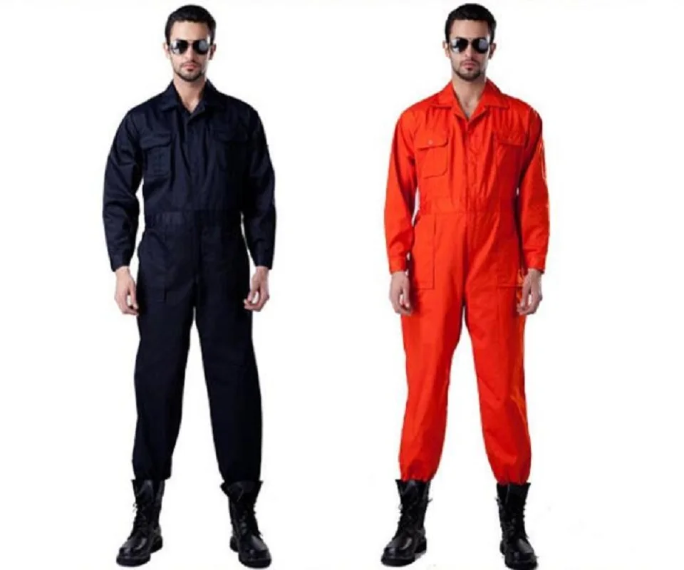 Men Women Workwear Miner Coveralls Protective Coverall Repairman Jumpsuits Working Uniforms Workshop Long Sleevel Coveralls