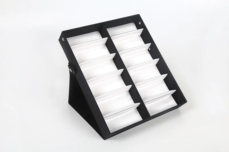 Коробка для хранения солнцезащитных очков Складная 12 чеков органайзер для хранения очков коллектор
