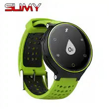 Viscoso Relógio Inteligente IP68 À Prova D’ Água de Natação SW02 Pedômetro Heart Rate Monitor de Pressão Arterial de Pulso Wearable Rastreador De Fitness