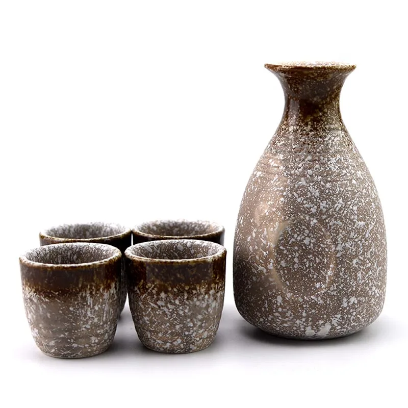 

Japanese-style Ceramic Vintage Wine Ware Household Hip Flasks Master Sake Cup Tieguanyin Tea Cups Spirits Pot Drinkware Gifts