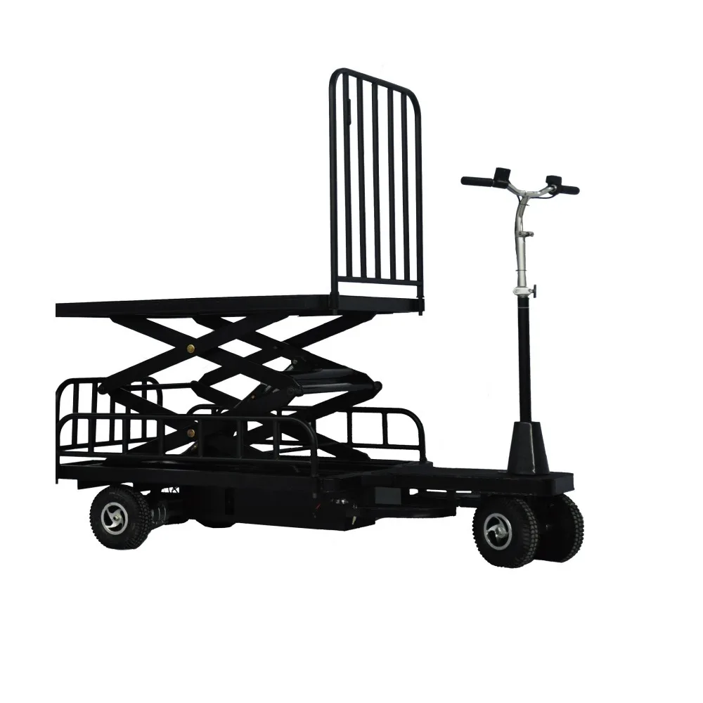 Curtis Controller Industrial lifting Platform Trolley electric lift cart logistic cart warehouse