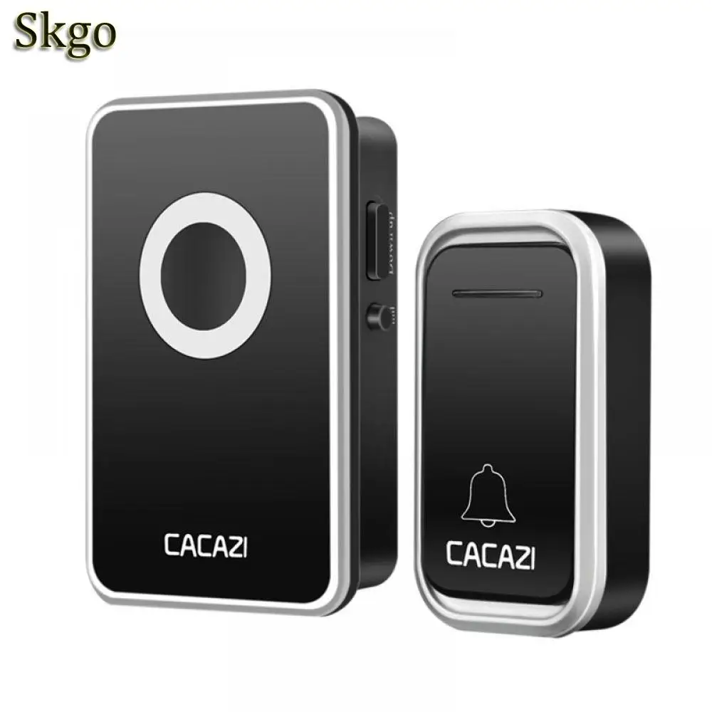 

Hot Waterproof Home Wireless Doorbell 300M Remote LED Light Calling Bell Battery Control Button 38 Songs 3 Volume US EU Plug