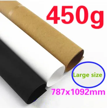 

5 Pieces/Lot Handmade leather bags accessories supporting wood beech stiffener material 450g kraft paper Black/Brown/white card