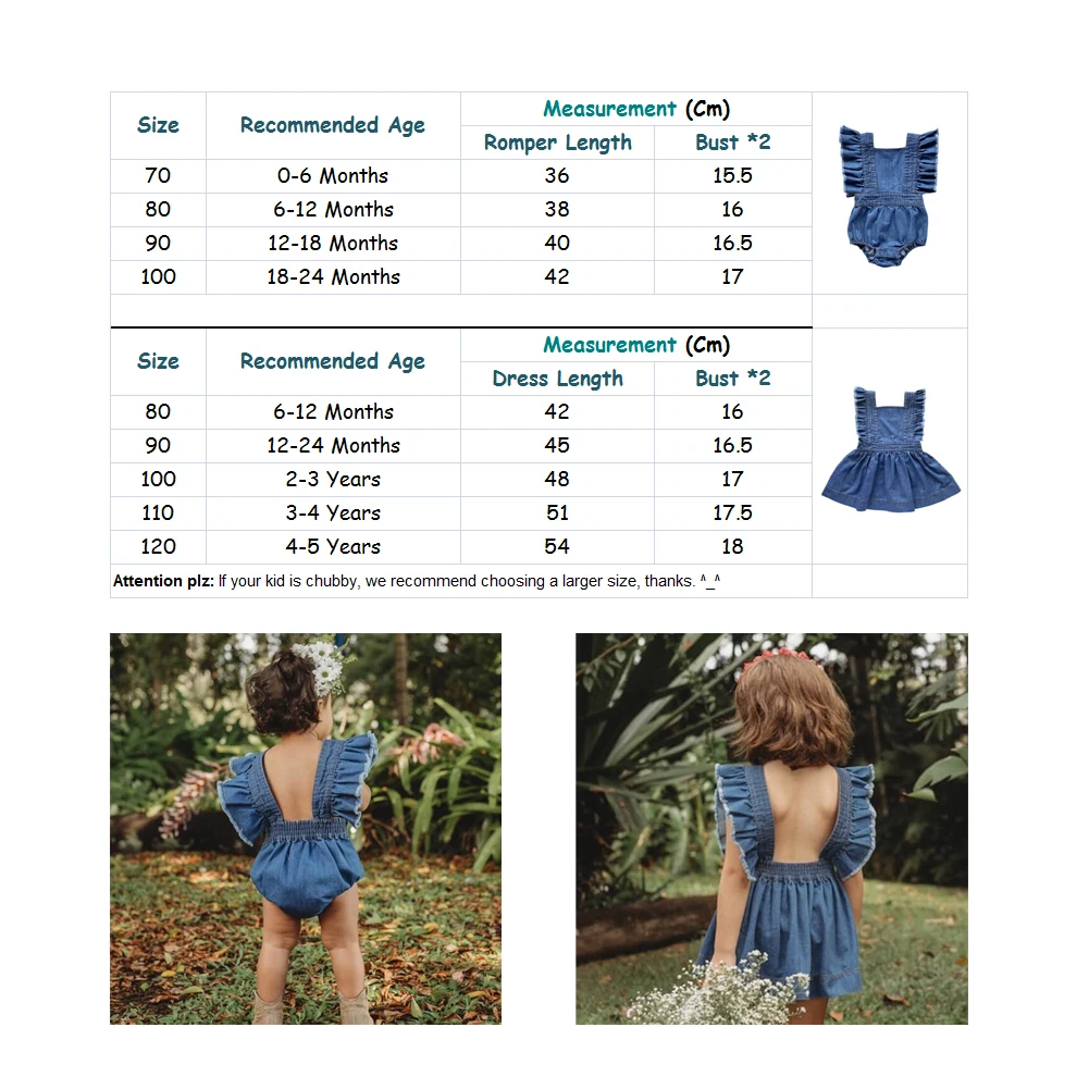 Одежда для маленьких девочек; платья; джинсовый повседневный комбинезон с открытой спиной; платье; Одежда для девочек; От 0 до 5 лет